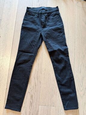 J. Crew Black High-Rise Skinny Jeans